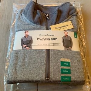Tommy Bahama Men's Gray Pajamas/lounge Set Sz Larg
